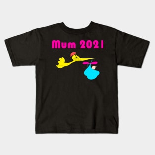 New mum 2021 Kids T-Shirt